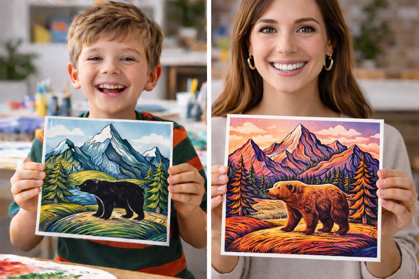 kids and adults paint party asheville nc