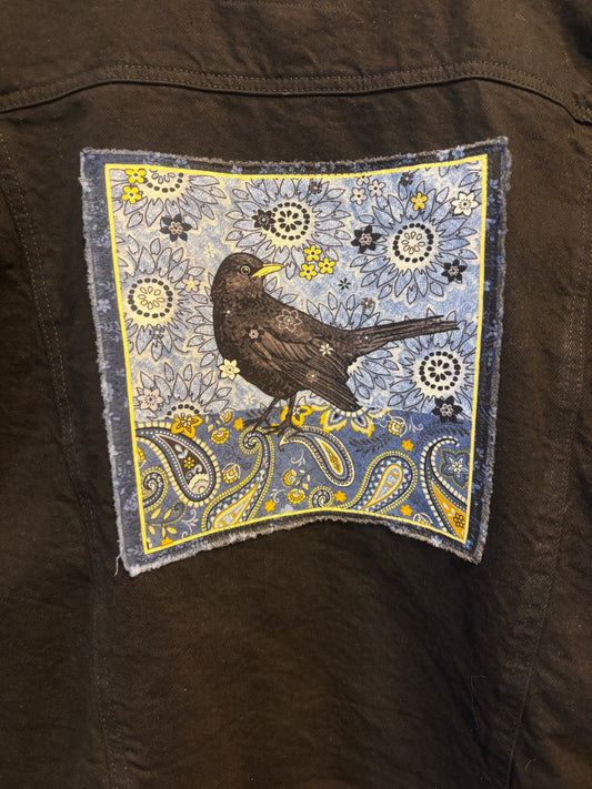 Crow | Black Jean Jacket