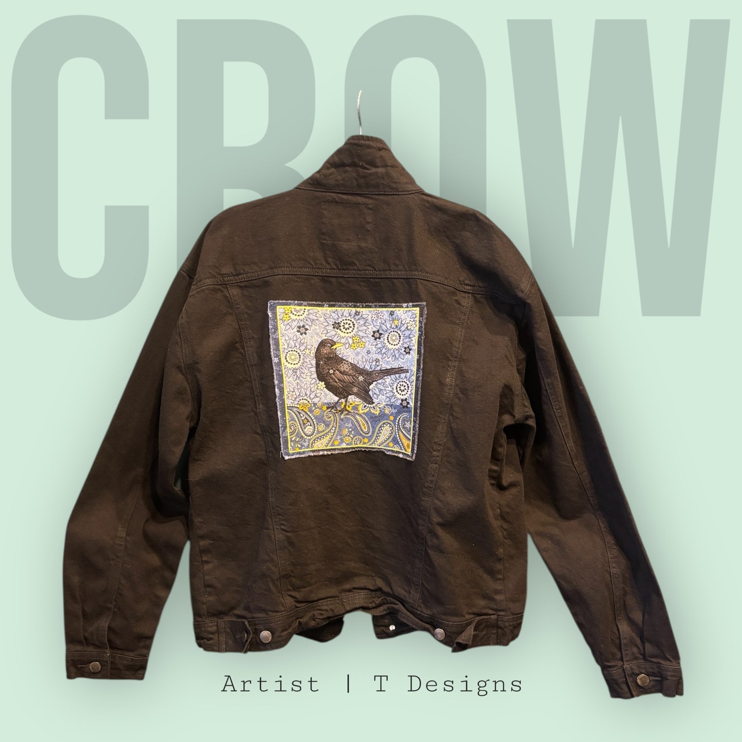 Crow | Black Jean Jacket